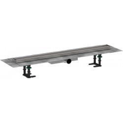 Shower channel material: Inox 80cm, color: Chrome Linear shower drains