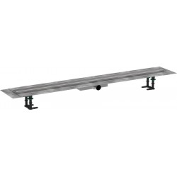 Shower channel material: Inox 120cm, color: Chrome Linear shower drains