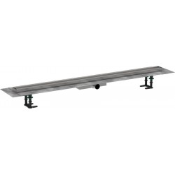 Shower channel material: Inox 120cm, color: Chrome Linear shower drains