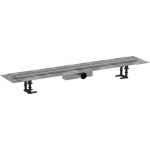 Shower channel material: Inox 100cm, color: Chrome Linear shower drains