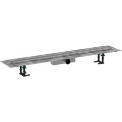 Shower channel material: Inox 100cm, color: Chrome Linear shower drains