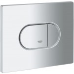 Flush wall plates for concealed cistern dual flush valve material: ABS Pneumatic, color: Chrome surface: Matt