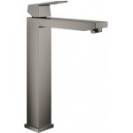 Wash basin tap Deck-mounted for free-standing washbasin material: Brass mixer Without waste, color: Grey surface: Brushed