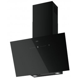 Απορροφητήρας καμινάδα επίτοιχη 80cm 250 W πλάγιος, χρώμα: Μαύρο Καμινάδες επίτοιχες