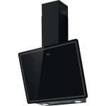 Απορροφητήρας καμινάδα επίτοιχη 60cm 160 W, χρώμα: Μαύρο Καμινάδες επίτοιχες