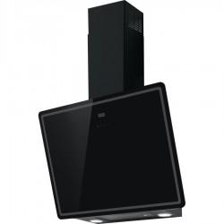 Απορροφητήρας καμινάδα επίτοιχη 60cm 160 W, χρώμα: Μαύρο Καμινάδες επίτοιχες