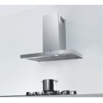 Absorber Chimney wall 90cm, style: 250 W, color: Chrome Wall-mounted chimney hoods