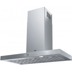 Absorber Chimney wall 90cm, style: 250 W, color: Chrome Wall-mounted chimney hoods