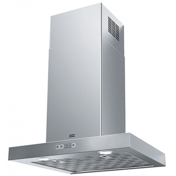 Absorber Chimney wall 60cm, style: 250 W, color: Chrome Wall-mounted chimney hoods