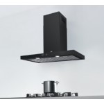 Absorber Chimney wall 90cm, style: 250 W, color: Black Wall-mounted chimney hoods