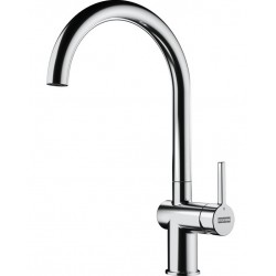 Kitchen tap Deck-mounted material: Brass, color: Chrome surface: Glossy Deck-mounted