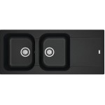 Sink Synthetic 116x50 left / right nested 2 cabinet, color: Black Synthetic Sink Synthetic 116x50 left / right nested 2 cabinet, color: Black Synthetic