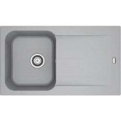 Sink Synthetic 86x50 left / right nested 1 bowl Grey, color: Grey Synthetic