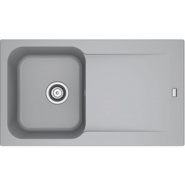 Sink Synthetic 86x50 left / right nested 1 bowl Grey, color: Grey Synthetic