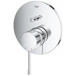 Shower tap Wall-mounted external part 2 way material: Brass mixer With plate without hand shower, hose and holder, color: Chrome surface: Glossy Wall-mounted - external part Shower tap Wall-mounted external part 2 way material: Brass mixer With plate without hand shower, hose and holder, color: Chrome surface: Glossy Wall-mounted - external part
