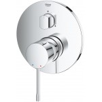 Shower tap Wall-mounted external part 3 way material: Brass mixer With plate without hand shower, hose and holder, color: Chrome surface: Glossy Wall-mounted - external part Shower tap Wall-mounted external part 3 way material: Brass mixer With plate without hand shower, hose and holder, color: Chrome surface: Glossy Wall-mounted - external part