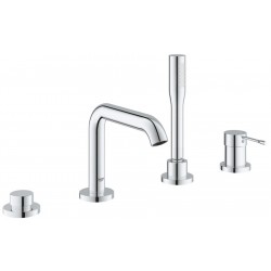 Bathtub tap Deck-mounted external part material: Brass, color: Chrome surface: Glossy Deck-mounted