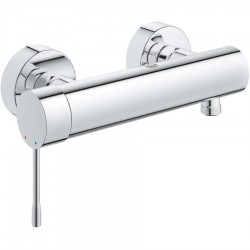 Shower tap Wall-mounted exposed material: Brass mixer without hand shower, hose and holder, color: Chrome surface: Glossy Wall-mouned exposed