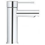 Wash basin tap Deck-mounted material: Brass mixer Without waste Μ size, color: Chrome surface: Glossy Deck-mounted