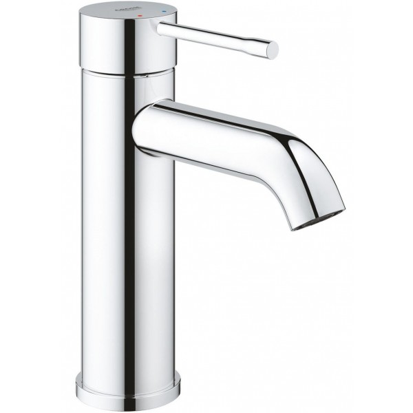 Wash basin tap Deck-mounted material: Brass mixer Without waste Μ size, color: Chrome surface: Glossy Deck-mounted