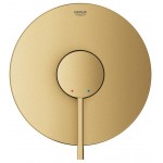 Μπαταρία ντουζιέρας εντοιχιζόμενη εξωτερικό μέρος 1 εξόδου αναμεικτική από ορείχαλκο με πλακέτα brushed cool sunrise, χρώμα: Χρυσό επιφάνεια: Βουρτσισμένη Εντοιχιζόμενες εξωτερικό μέρος