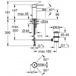 Μπαταρία μπιντέ cool sunrise από ορείχαλκο, χρώμα: Χρυσό επιφάνεια: Γυαλιστερή Επικαθήμενες