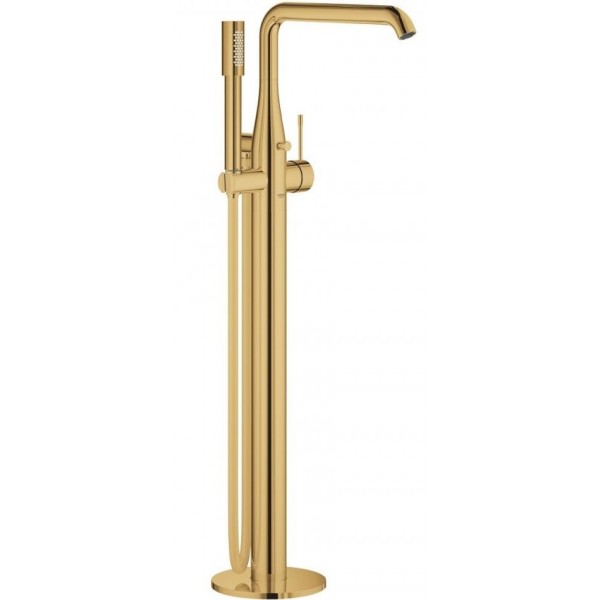 Bathtub tap Floor-standing external part cool sunrise material: Brass, color: Gold surface: Glossy Floor standing
