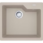 Sink Granite 56x50 free nested 1 bowl coffee, color: Beige Granite