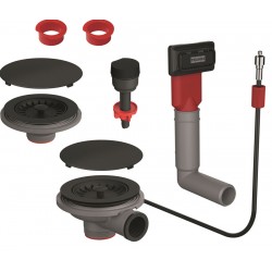 Βαλβίδα νεροχύτη υπερχείλισης, μαύρη από ορείχαλκο Βαλβίδες-σιφώνια