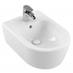 Bidet Wall-mounted Stone White CeramicPlus, color: White surface: Matt Wall-mounted