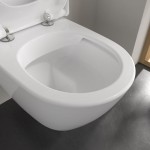 Σετ Λεκάνη επίτοιχη (κρεμαστή) υψηλής πίεσης + Κάλυμμα soft closing Wrapover κρυφή στήριξη με αυτοκαθαρισμό / Rimless ceramic plus,DirectFlush 56,5x37,5 επιφάνεια: Γυαλιστερή, χρώμα: Λευκό Επίτοιχες ΥΠ