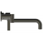 Kitchen tap Wall-mounted material: Brass, color: Grey surface: Brushed Wall-mounted Kitchen tap Wall-mounted material: Brass, color: Grey surface: Brushed Wall-mounted