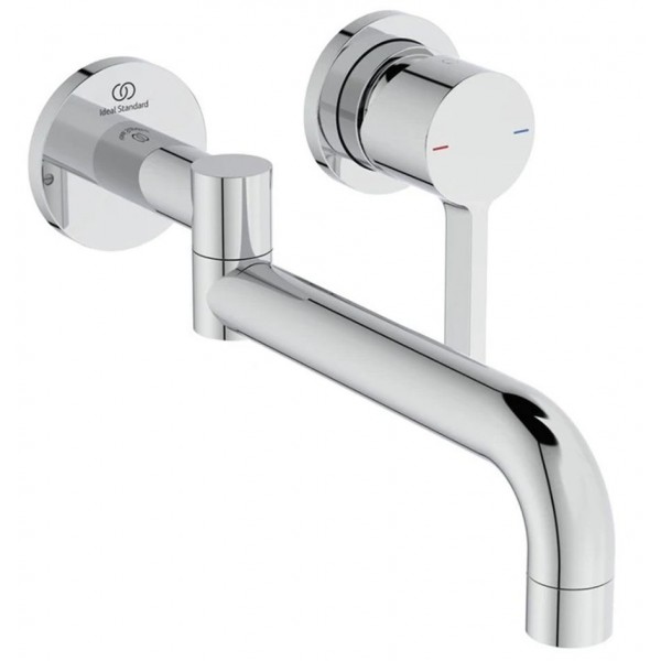 Kitchen tap Wall-mounted material: Brass, color: Chrome surface: Glossy Wall-mounted Kitchen tap Wall-mounted material: Brass, color: Chrome surface: Glossy Wall-mounted