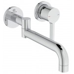 Kitchen tap Wall-mounted material: Brass, color: Chrome surface: Glossy Wall-mounted Kitchen tap Wall-mounted material: Brass, color: Chrome surface: Glossy Wall-mounted
