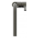 Kitchen tap Deck-mounted material: Brass with shower, color: Grey surface: Brushed Deck-mounted Kitchen tap Deck-mounted material: Brass with shower, color: Grey surface: Brushed Deck-mounted