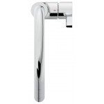 Kitchen tap Deck-mounted material: Brass with shower, color: Chrome surface: Glossy Deck-mounted Kitchen tap Deck-mounted material: Brass with shower, color: Chrome surface: Glossy Deck-mounted