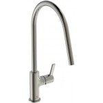 Kitchen tap Deck-mounted material: Brass, color: Chrome surface: Brushed Deck-mounted Kitchen tap Deck-mounted material: Brass, color: Chrome surface: Brushed Deck-mounted