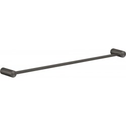 Towel 60cm Fixed material: Inox single, color: Black surface: Brushed Towel rails
