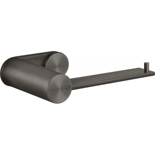 Χαρτοθήκη ανοιχτή από inox Black Metal Brushed PVD, χρώμα: Μαύρο επιφάνεια: Βουρτσισμένη Χαρτοθήκες