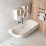Bathtub Rectangular 180x80x56 material: Solid Surface, color: White no grab bars surface: Matt Rectangular