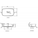 Νιπτήρας ελευθέρας τοποθέτησης 55x35x13 από solid surface χωρίς οπή χωρίς υπερχείλιση, χρώμα: Λευκό/Μαύρο επιφάνεια: Ματ Ελευθέρας τοποθέτησης Νιπτήρας ελευθέρας τοποθέτησης 55x35x13 από solid surface χωρίς οπή χωρίς υπερχείλιση, χρώμα: Λευκό/Μαύρο επιφάνεια: Ματ Ελευθέρας τοποθέτησης