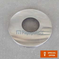 Grip cap material: Brass, color: Chrome Chrome flanges