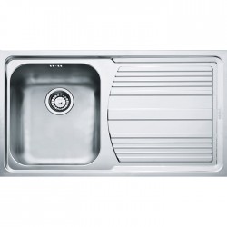 Sink Stainless (Steel) 86x50 material: Inox surface: Matt right nested 1 bowl, color: Chrome Stainless steel