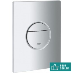 Πλακέτα εντοιχιζόμενου καζανακίου από ABS διπλής ενέργειας με πνευματικό μηχανισμό, χρώμα: Χρωμέ επιφάνεια: Ματ Πλακέτες