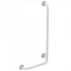 Special needs handle bath right corner, 40x90, color: White material: Inox Accessible grab-bars