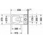 Flushing cistern Low level pressure 6 lt, color: White Close-coupled toilets cisterns Flushing cistern Low level pressure 6 lt, color: White Close-coupled toilets cisterns