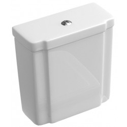 Flushing cistern Low level pressure Ceramic Plus, color: White Close-coupled toilets cisterns