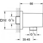 Παροχή, χρώμα: Χρωμέ επιφάνεια: Γυαλιστερή Παροχές ντους