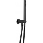 Shower head W/ hose, holder and outlet elbow 1 jet 1,50m Black Matt, color: Black surface: Matt Hand showers Shower head W/ hose, holder and outlet elbow 1 jet 1,50m Black Matt, color: Black surface: Matt Hand showers