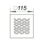 Σχάρα αποχέτευσης από inox 11,5x11,5x0,5, χρώμα: Χρωμέ Σχάρες ντουζιέρας Σχάρα αποχέτευσης από inox 11,5x11,5x0,5, χρώμα: Χρωμέ Σχάρες ντουζιέρας